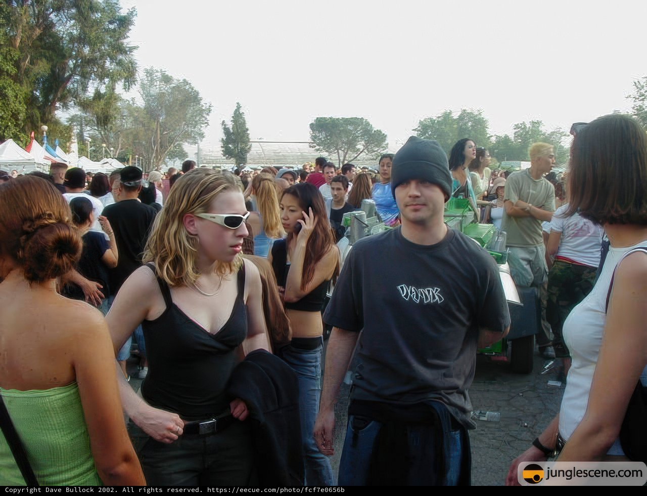 Sunglasses and Hats at Audiotistic 2002