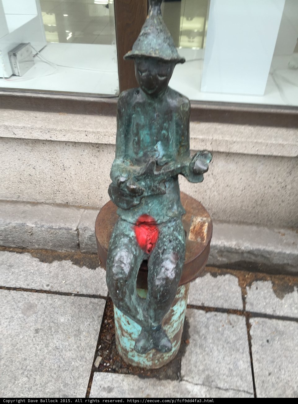 Tbilisi Mini-Sculpture: The Guitarist