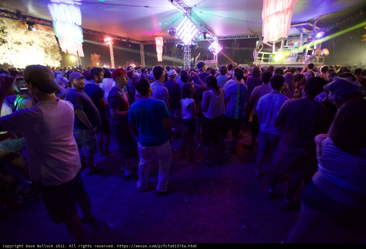 Urban Nightlife at Coachella Music Festival