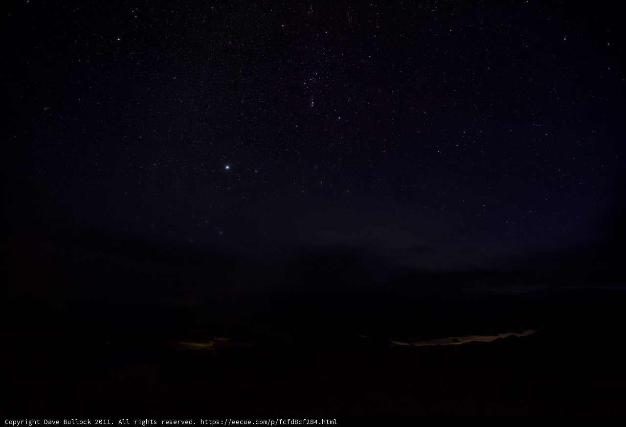 Starry Night Sky