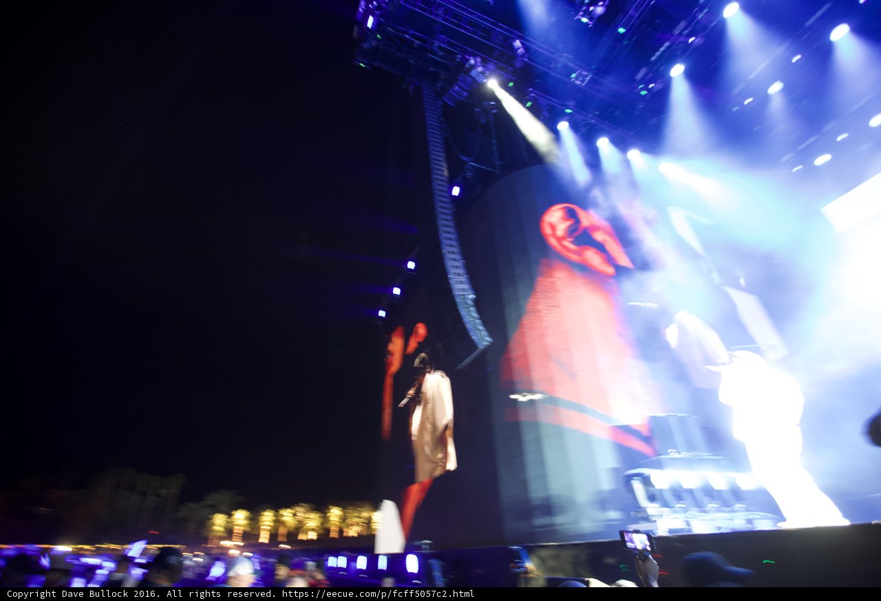 Rocking out at Coachella
