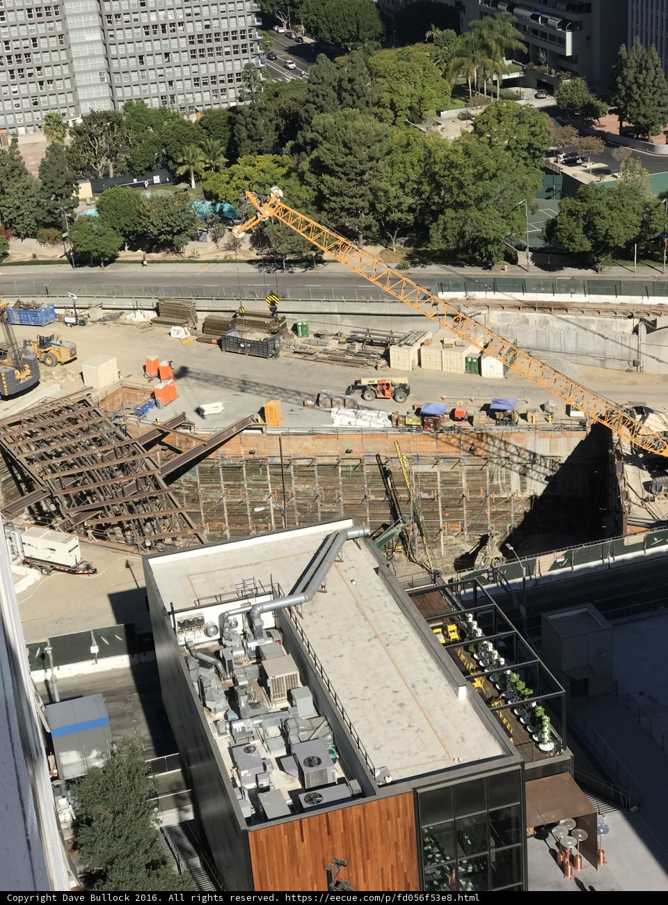 The Broad Construction Site from Above