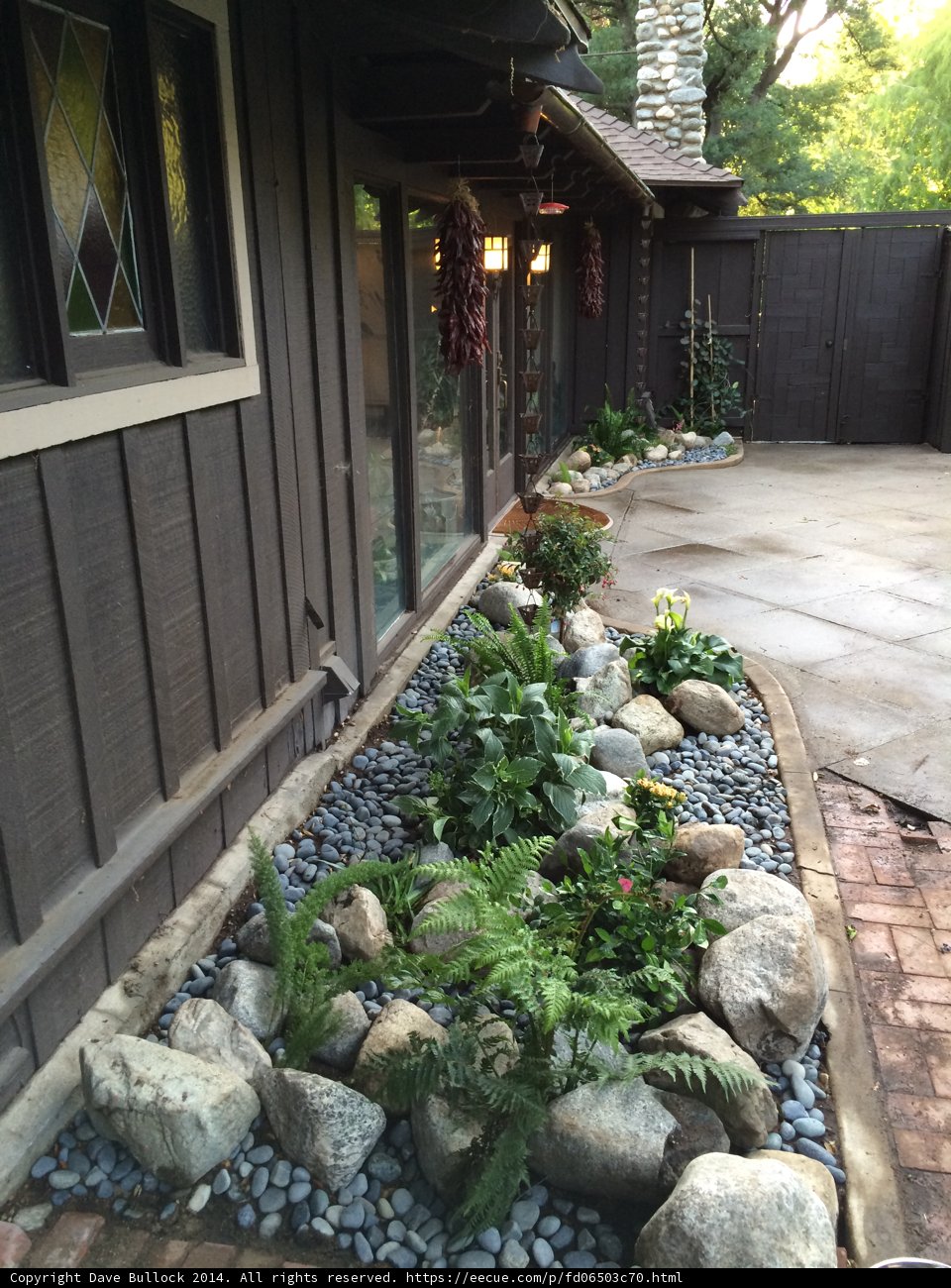 Serene Rock Garden in Front of a Lovely Altadena Home