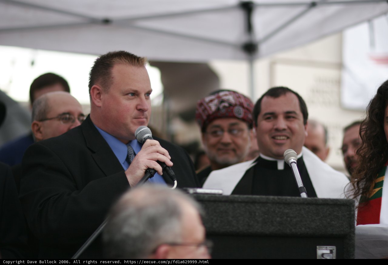 Rally Speaker Takes a Stand