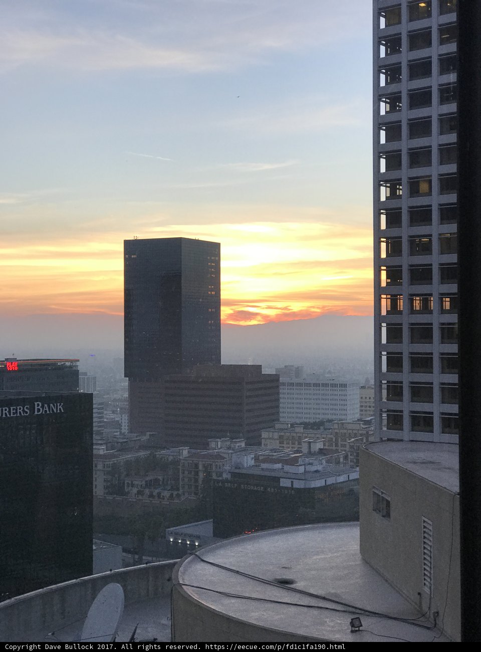 Urban Sunset in Los Angeles