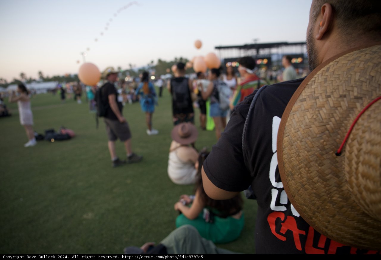 Sunset Spectators at Coachella 2024