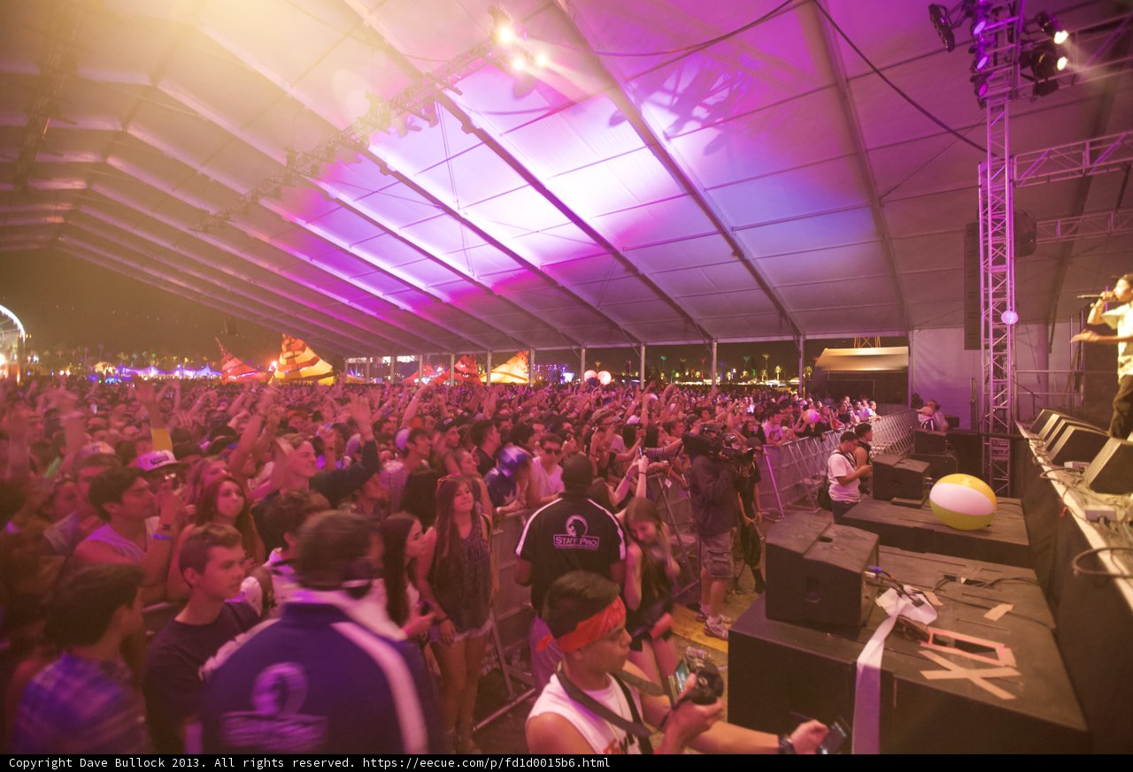 Urban Nightlife at Coachella Concert
