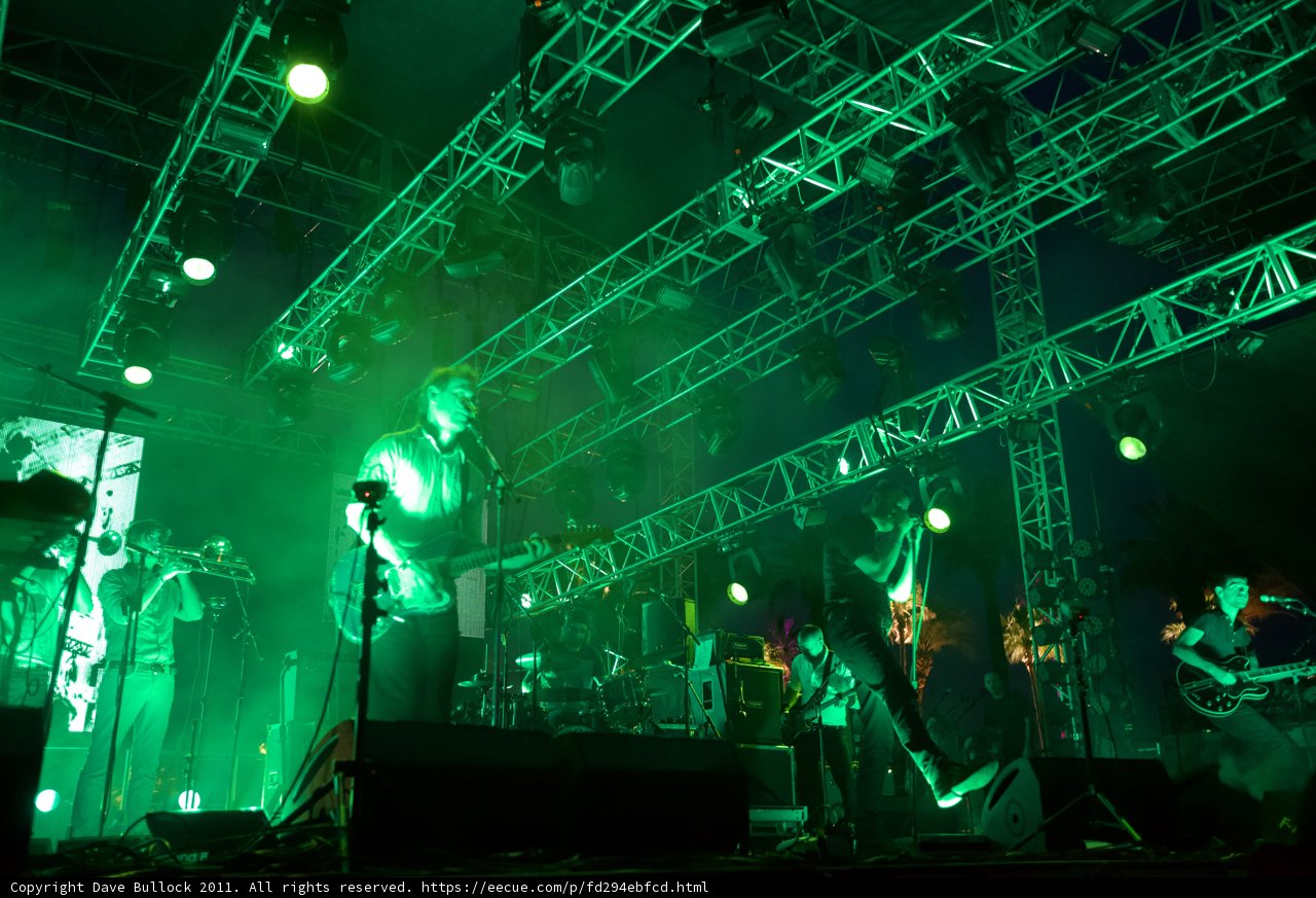Green-Hued Musical Performance