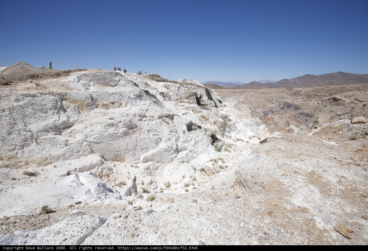 Majestic White Cliffs of the Mojave Desert
