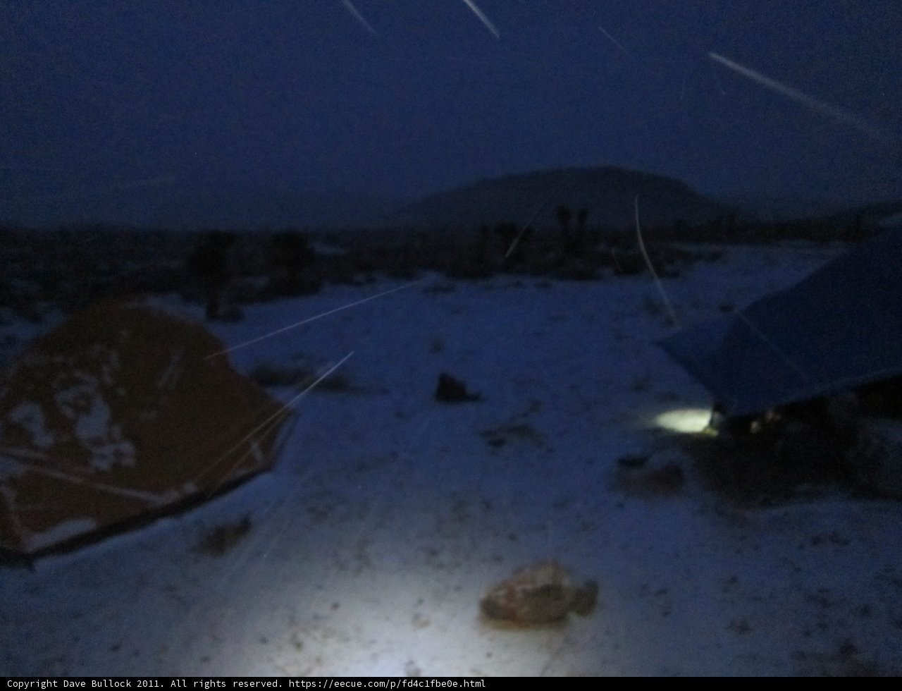 Snowy Nights in the Mountain Tent