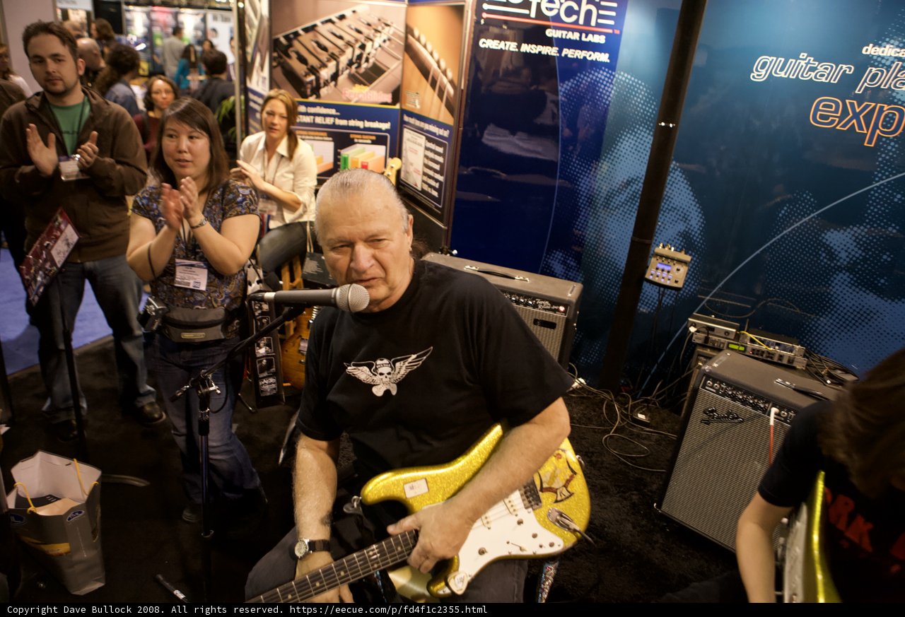 Dick Dale Wows the Crowd with His Guitar Skills