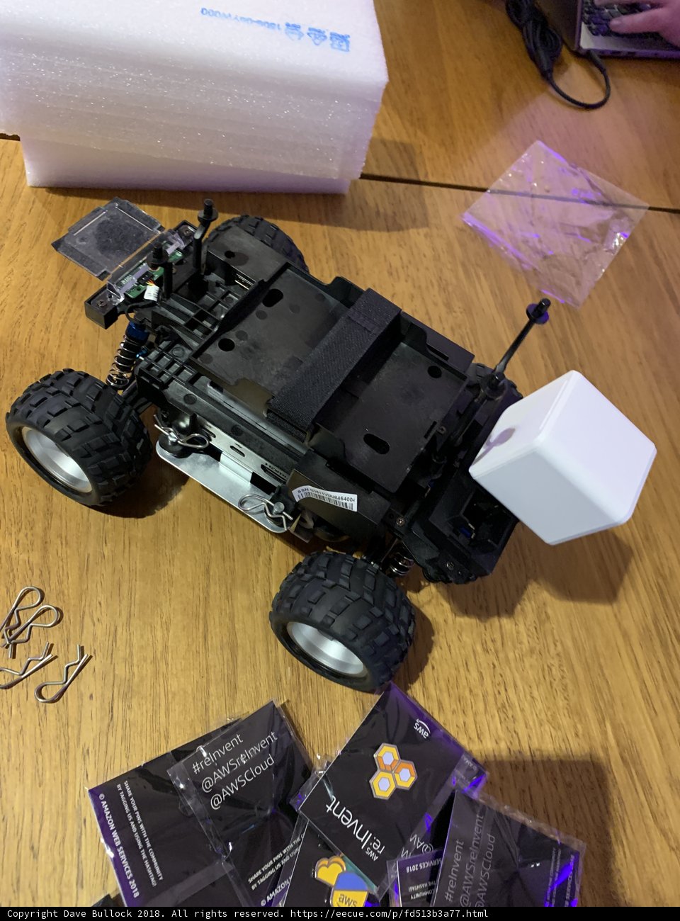 Miniature Wooden Toy Car with Remote Control