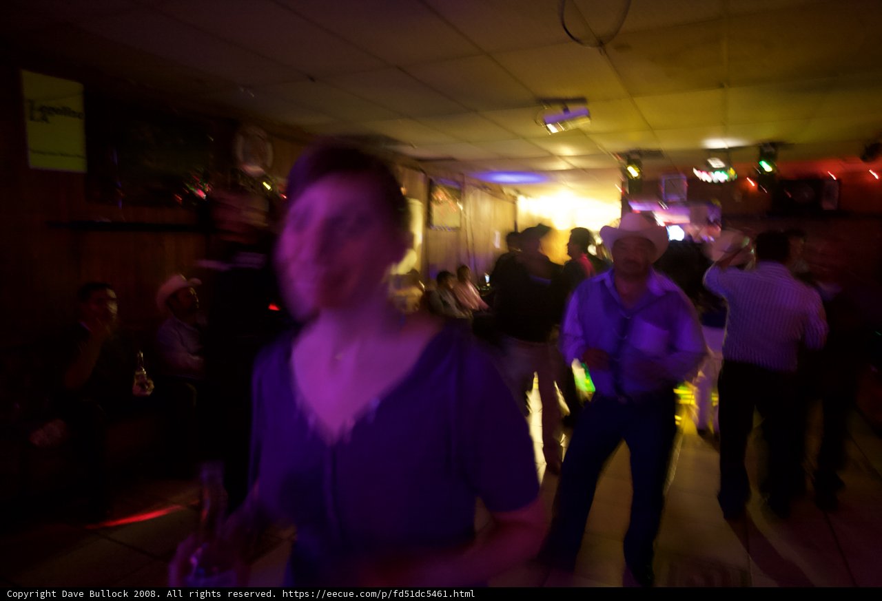 Blurred Nightclub Excitement