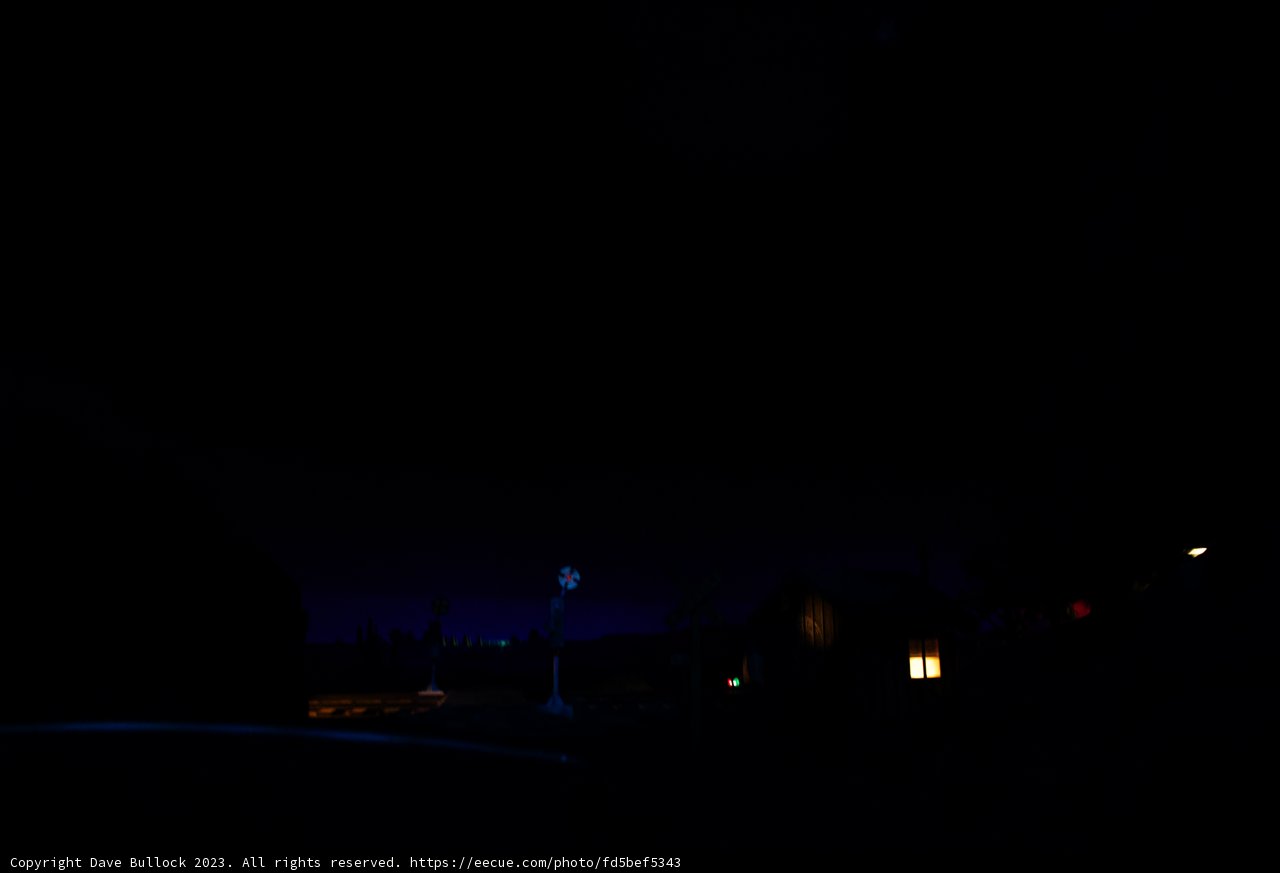 Enchanting Night in Rural Haven