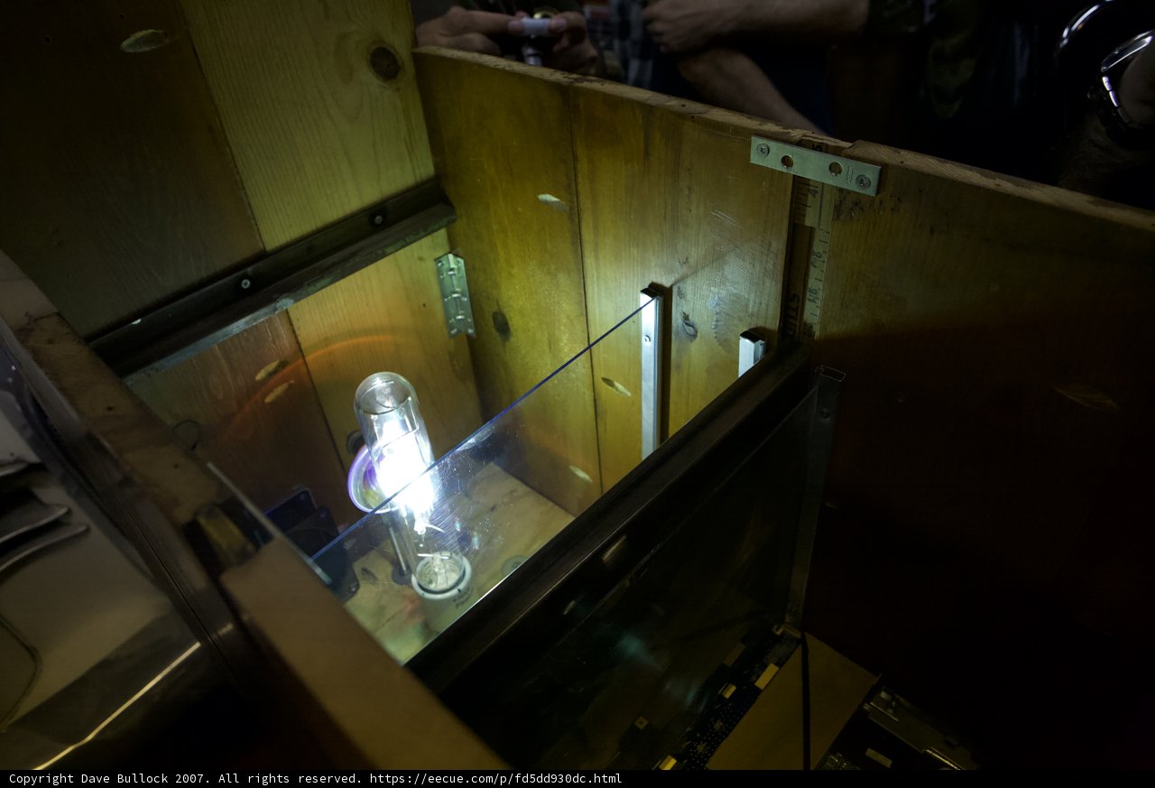 Illuminated Wood Cabinet