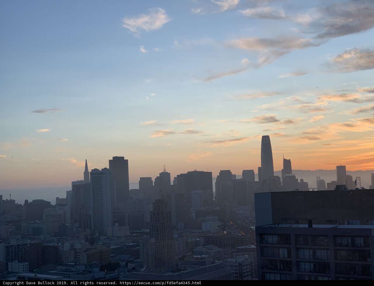 San Francisco's Metropolis at Sunset