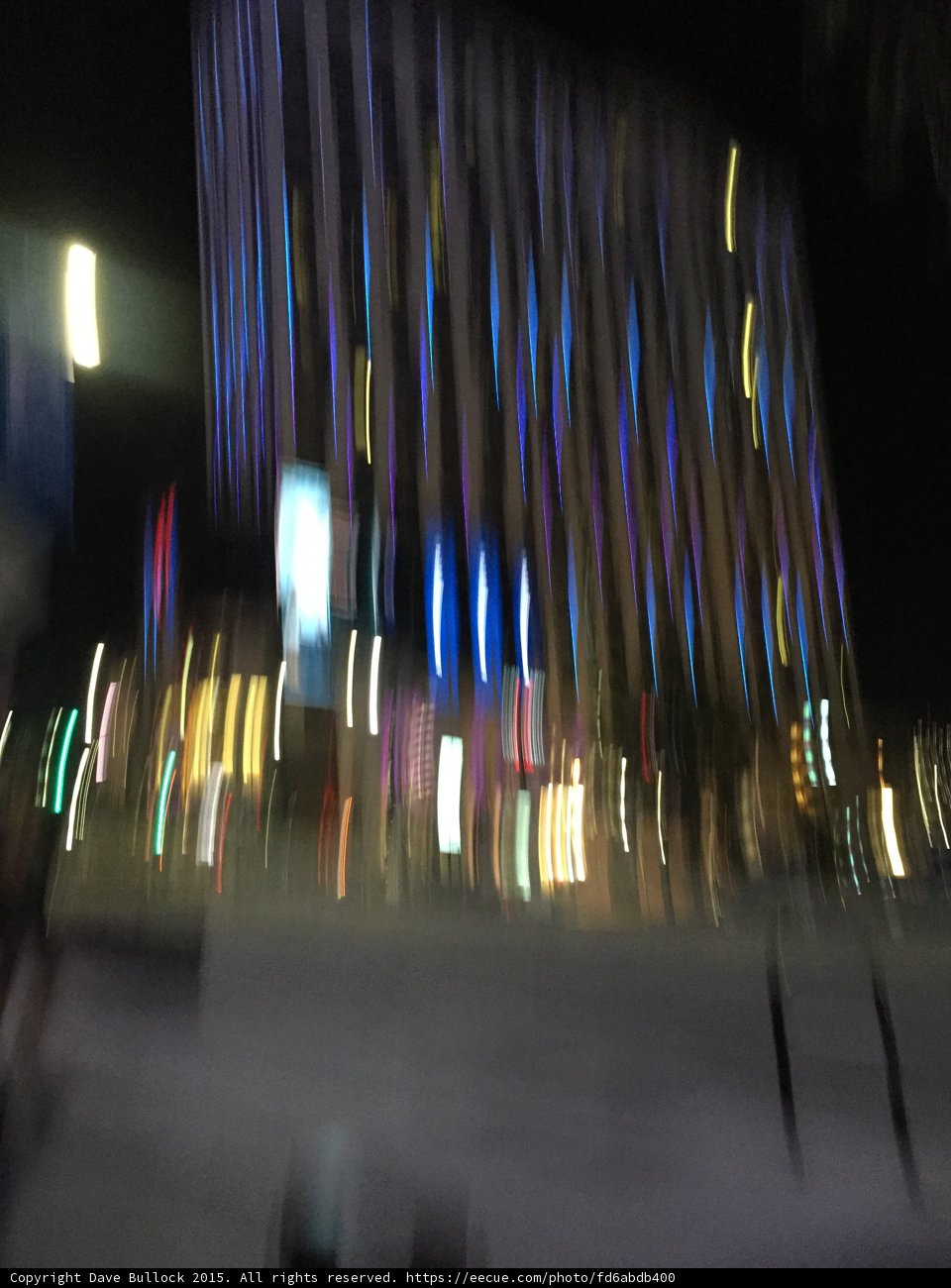 LA Live Light Trails