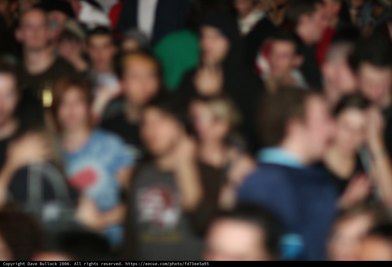 Blurry Crowd Fever