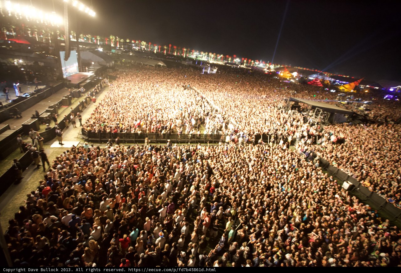 Coachella Concert Crowd