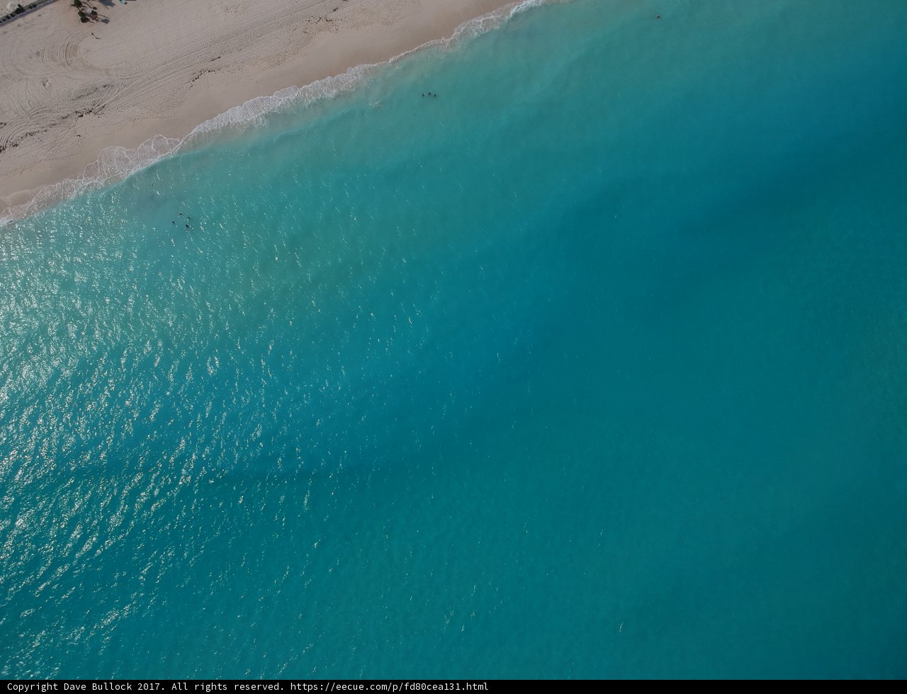 Aerial View of the Beautiful Blue Sea