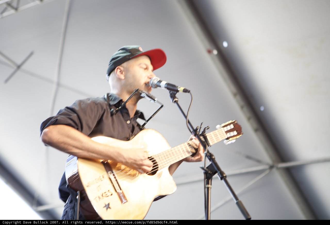 Tom Morello Rocking Coachella with Guitar and Mic