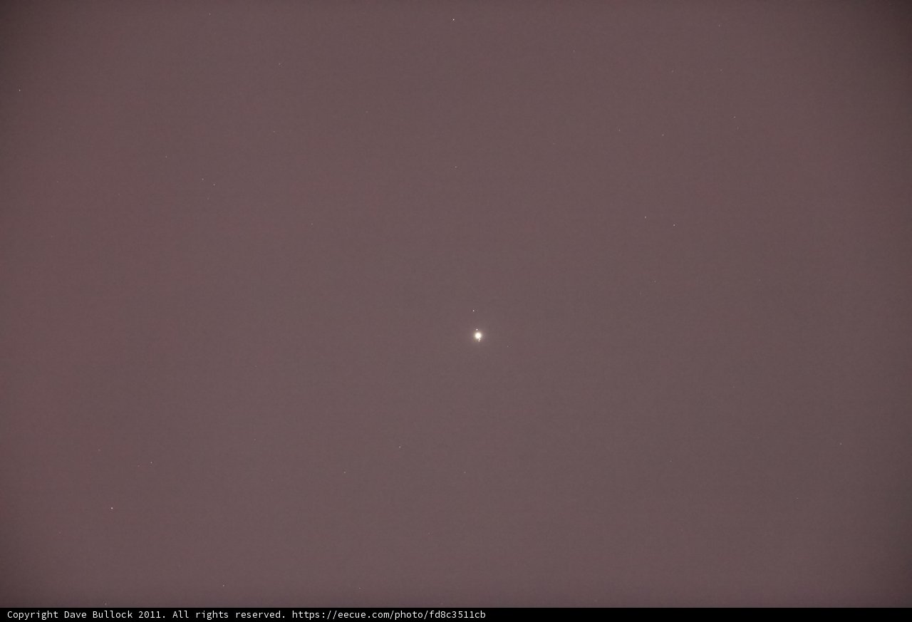 Lone Moon in the Night Sky