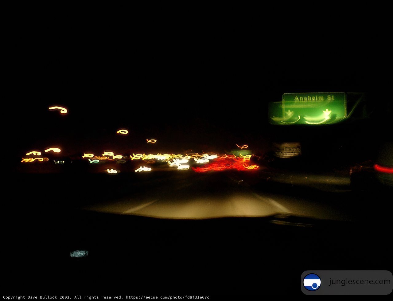 Green Light Traffic in the Night