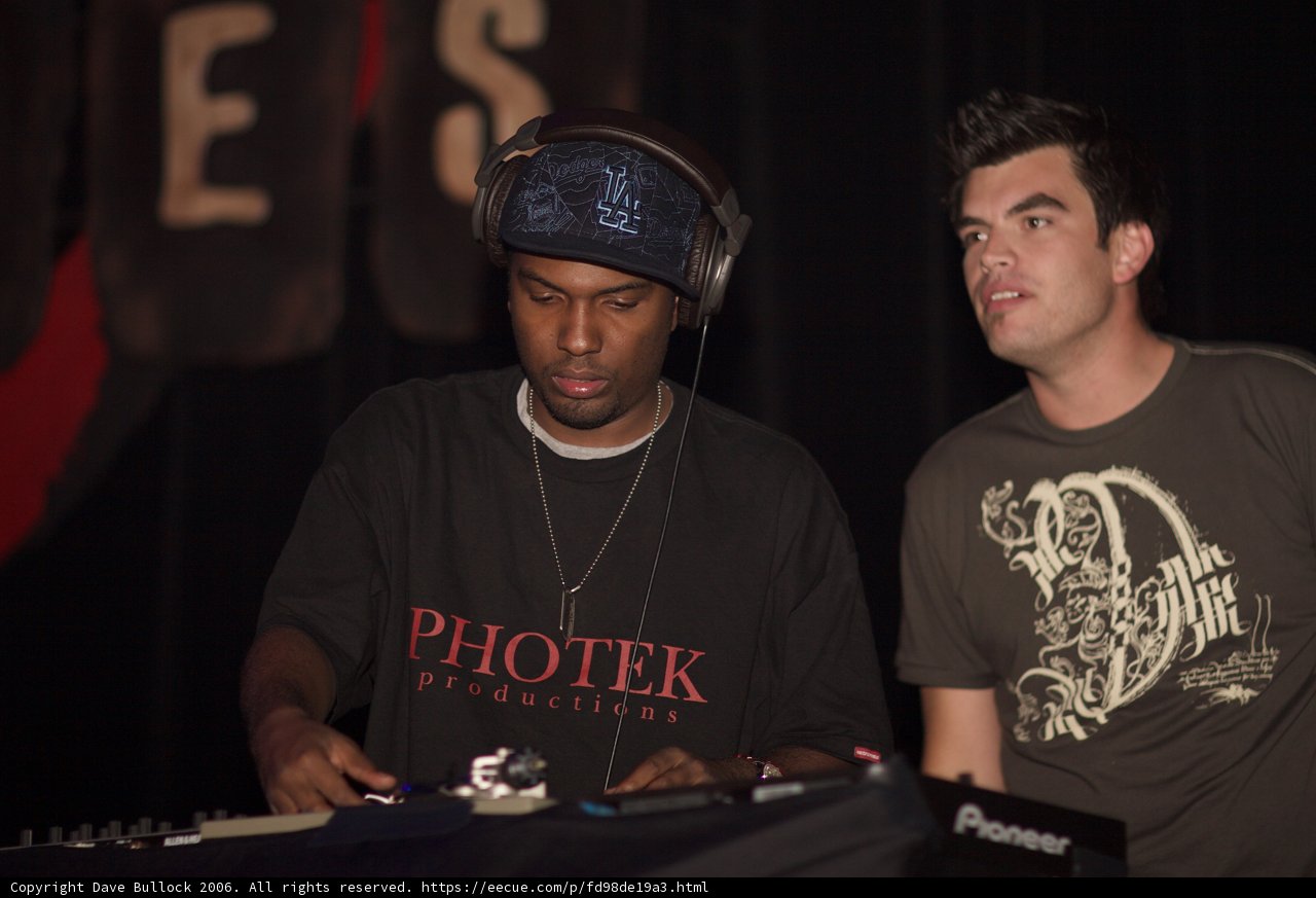 Two Men Entertain the Crowd with Musical Games