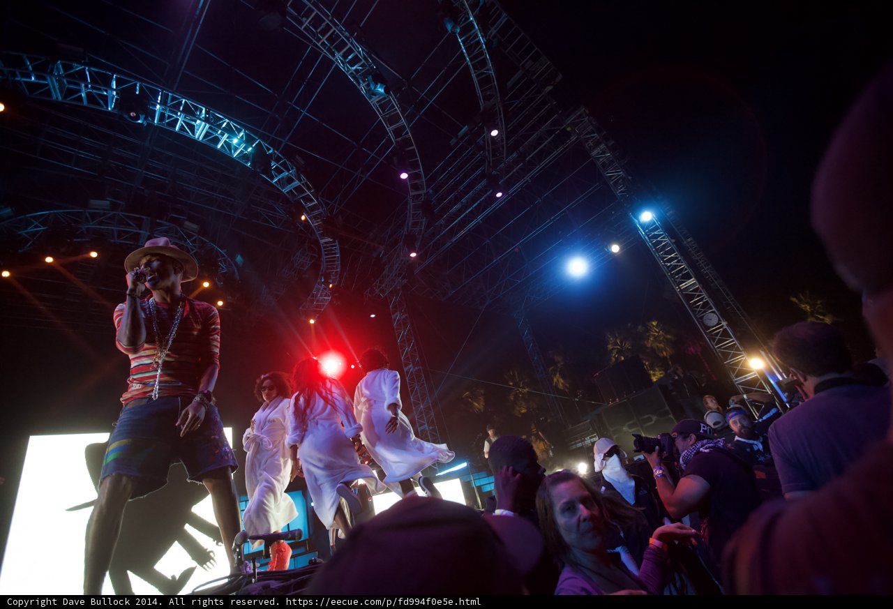 Nighttime Performance at Coachella