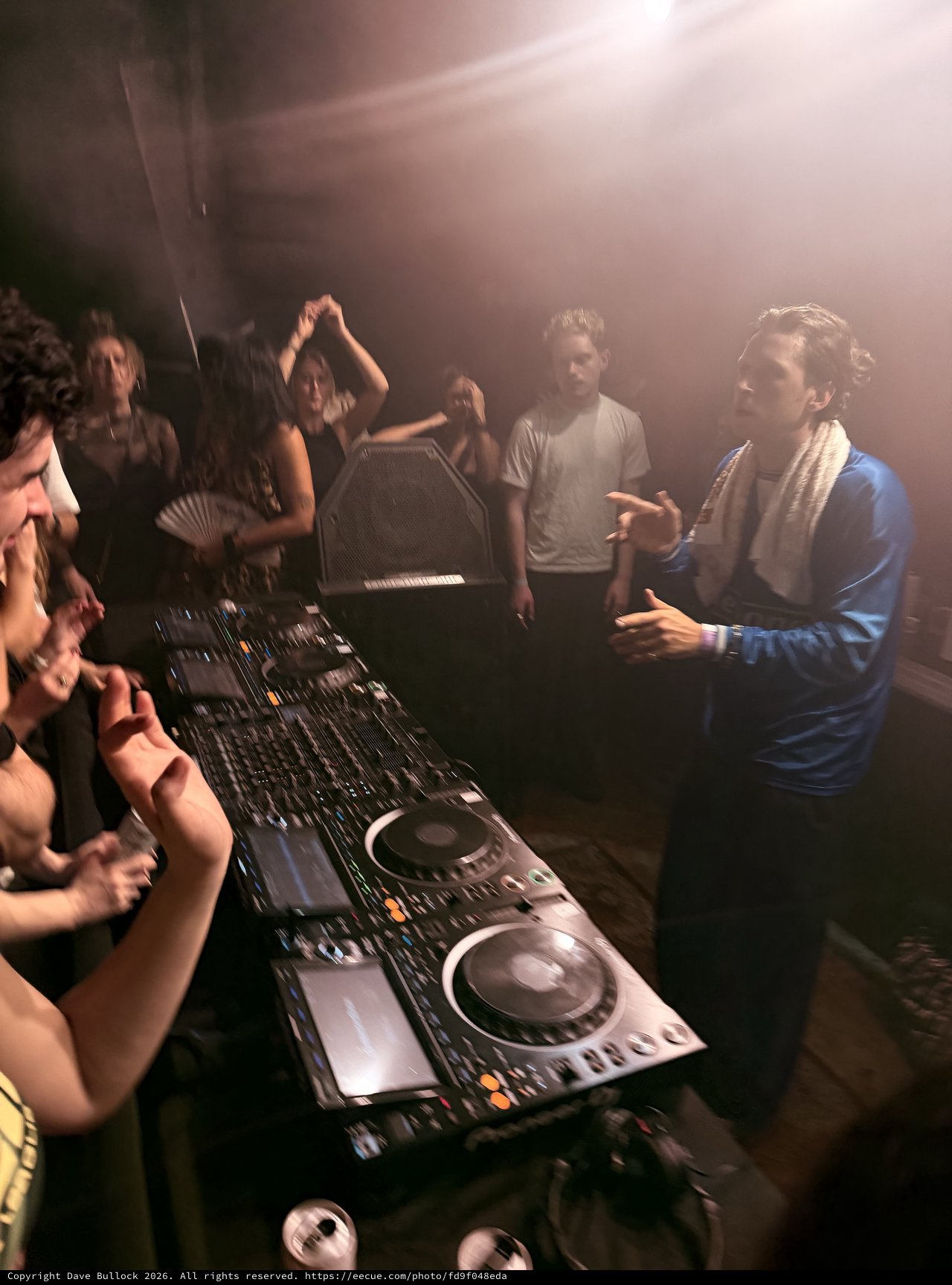DJ Performance in Intimate Underground London Club