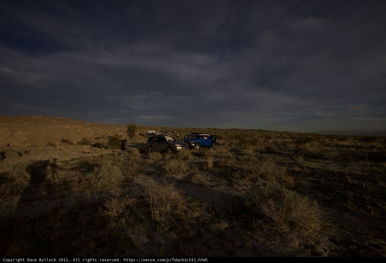 Nighttime Adventure in the Anza Borrego Desert