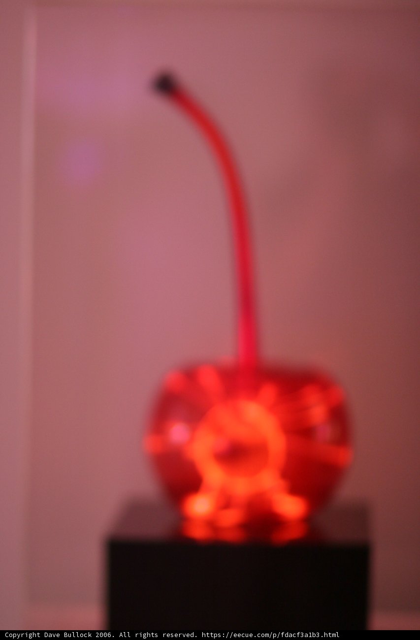 Radiant Red Fruit Sculpture