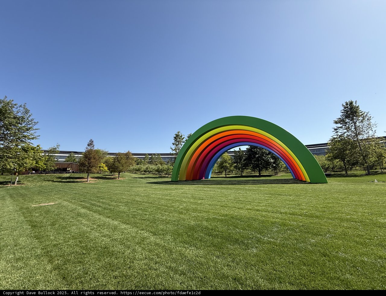Vibrant Arch at Apple Park