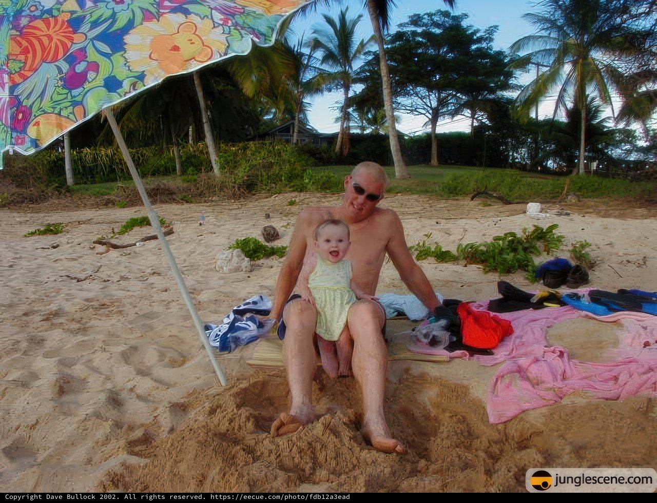 Summer Fun on the Hawaiian Beach