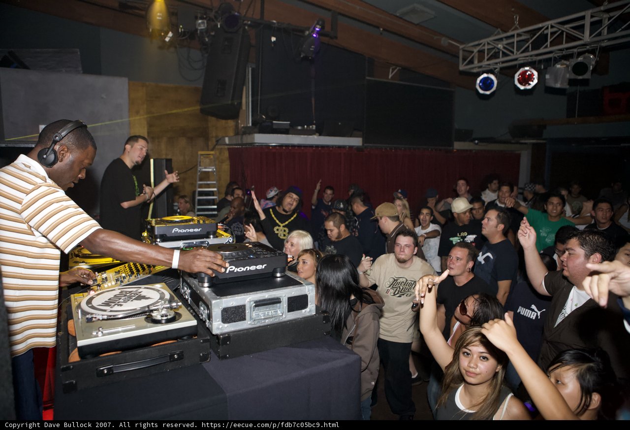 Party-goers groove to the beats of DJ Kenny Ken