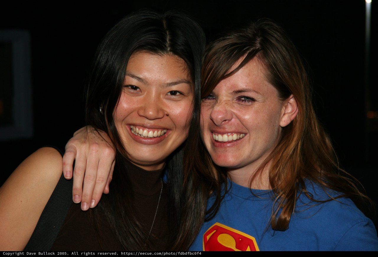 Two Friends Share a Joyful Moment Together