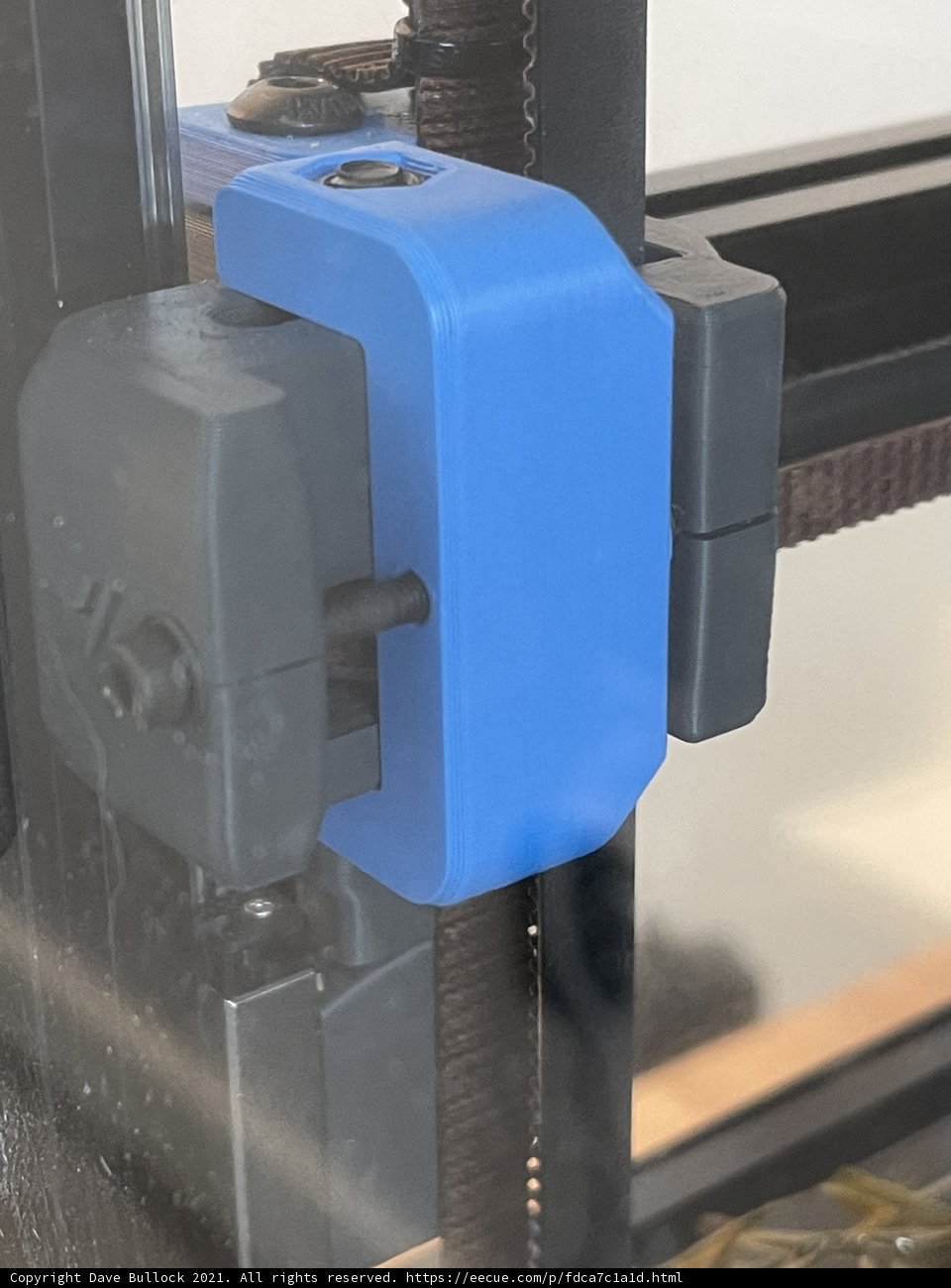 Blue Clamp Box with Metal Lock