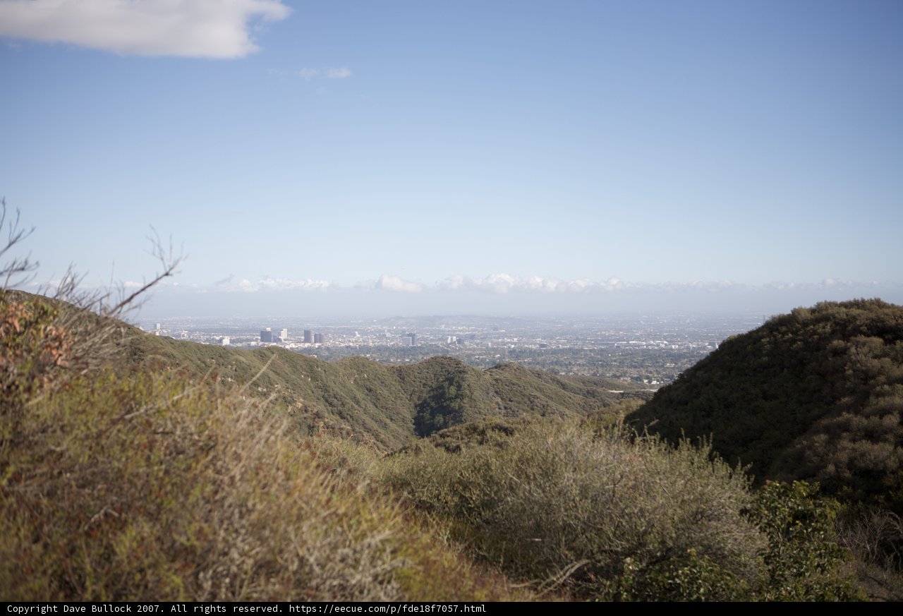 Overlooking the Hillside Cityscape