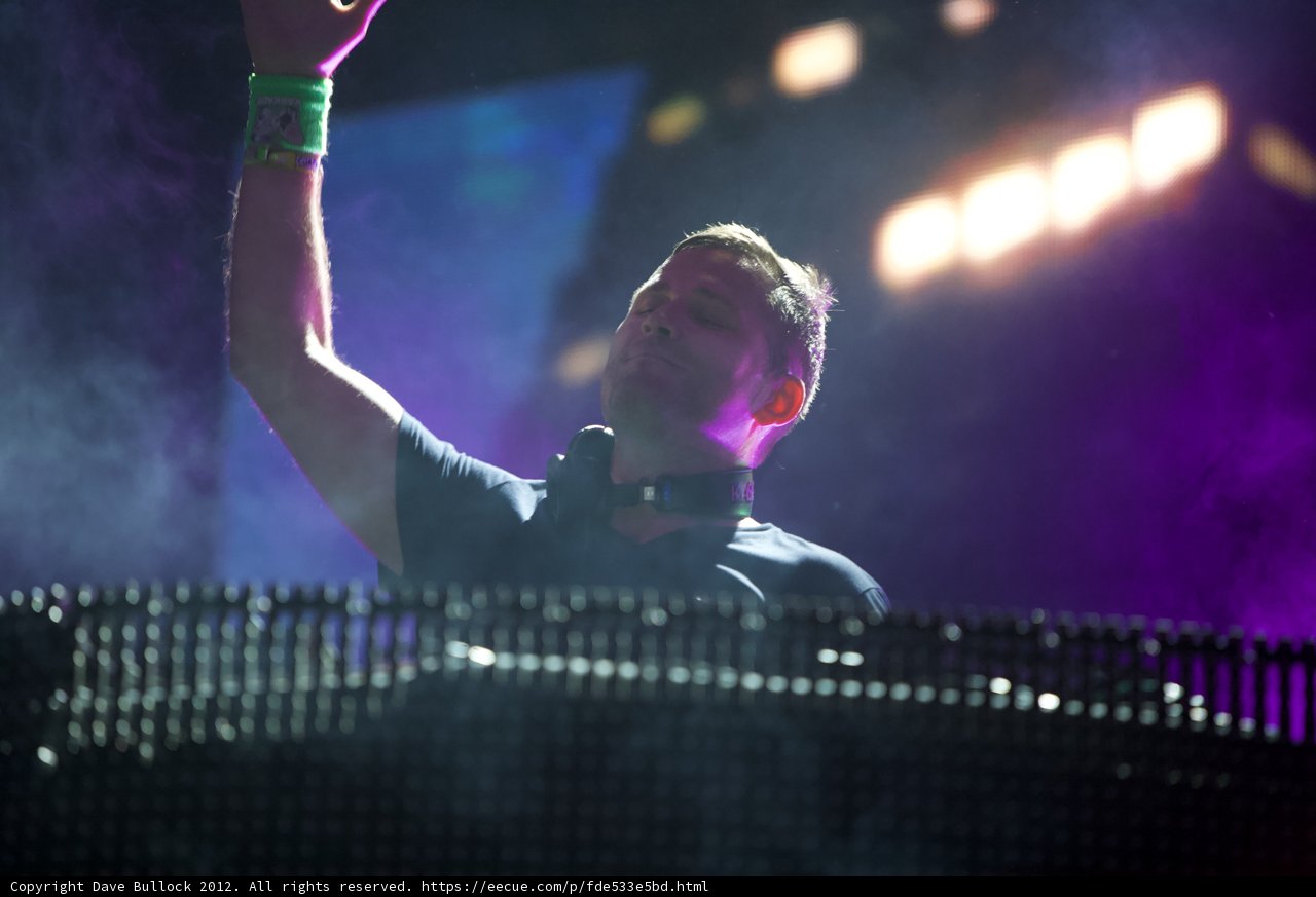 Crowd surging at epic DJ set