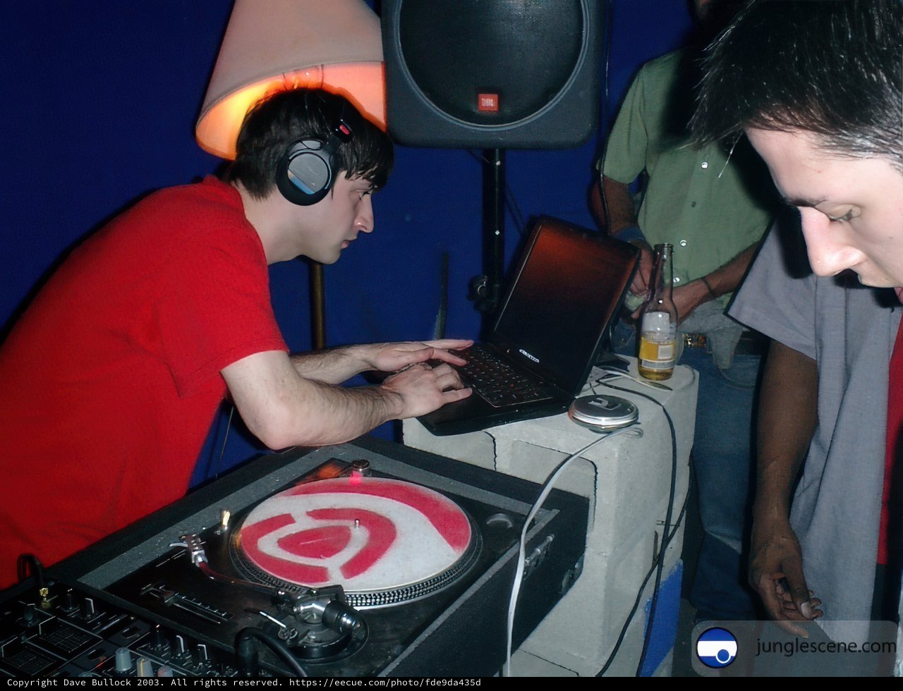 The Deejay in Red