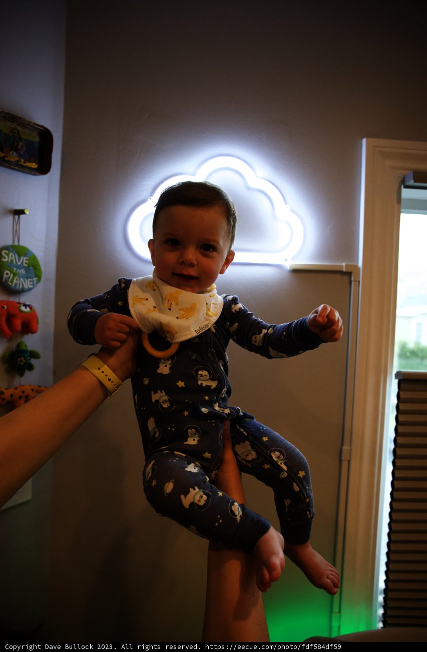 Wesley's Flying Adventure at 10 Months