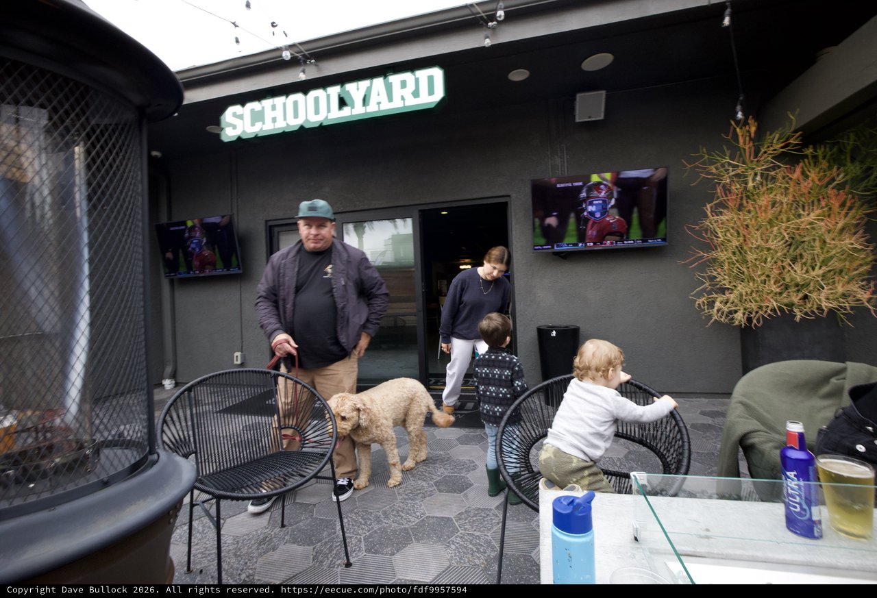 Family Time at Schoolyard Outdoor Patio