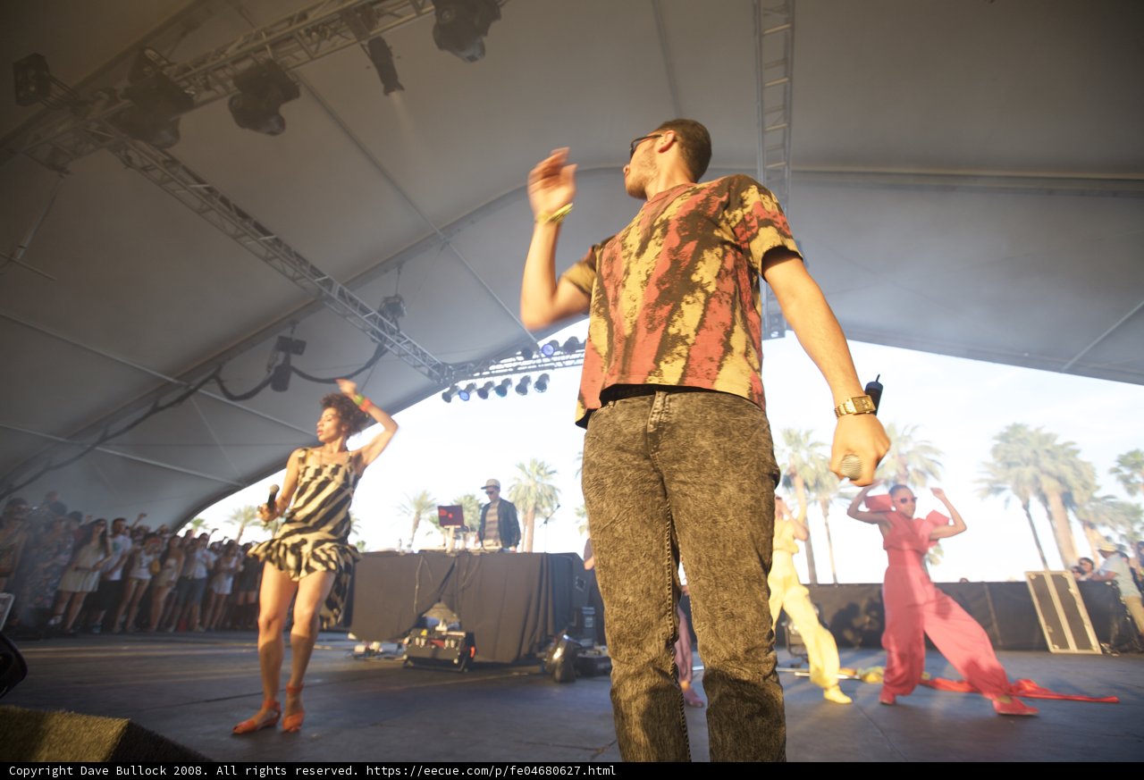 Group Performance on the Coachella Stage