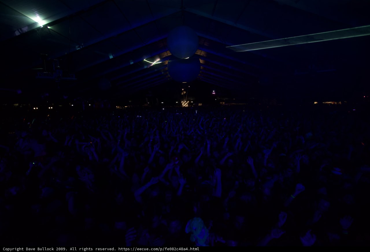 Electric Energy of the Coachella Crowd