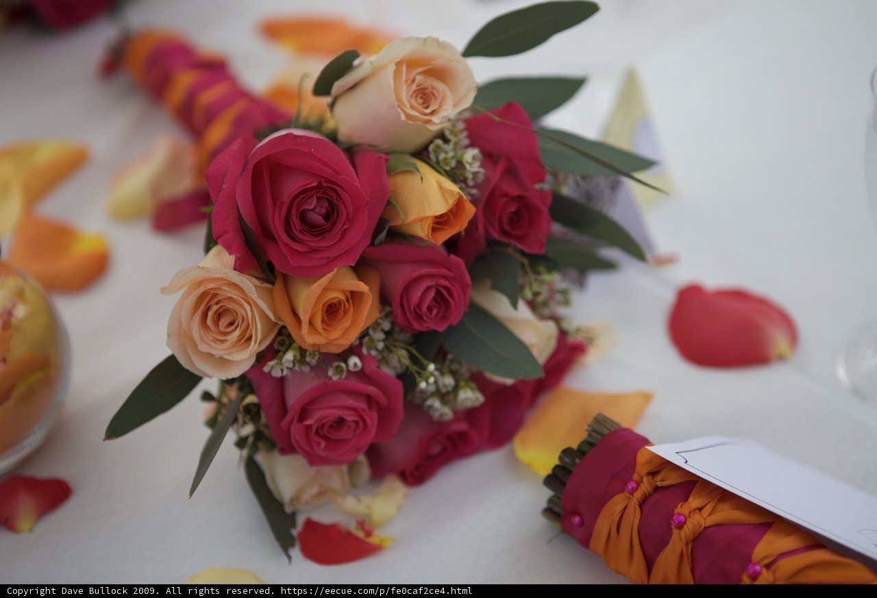 A Vibrant Bouquet for the Hertz Wedding
