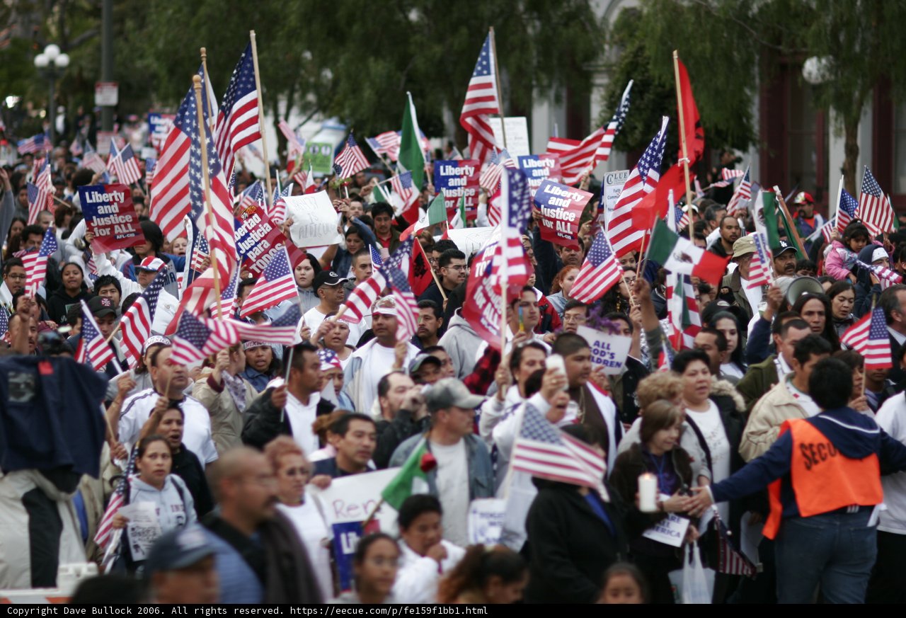 Patriotic Crowd