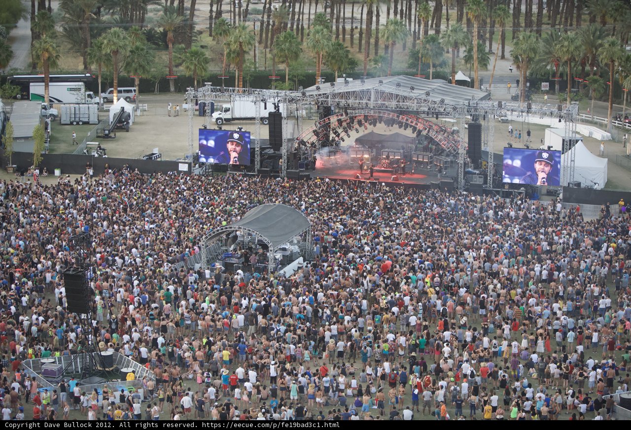 Coachella Music Festival Crowd