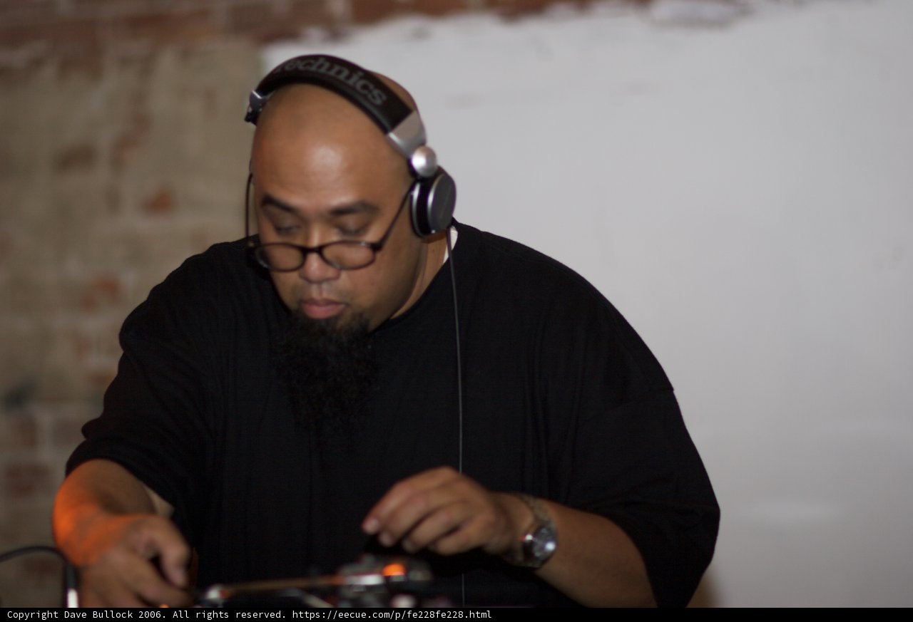 DJ Rhettmatic gets the crowd grooving