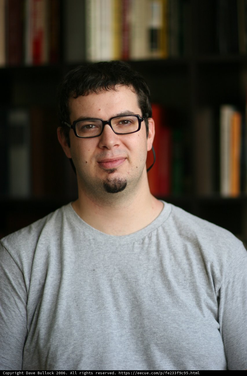 Dave B with his Favorite Books