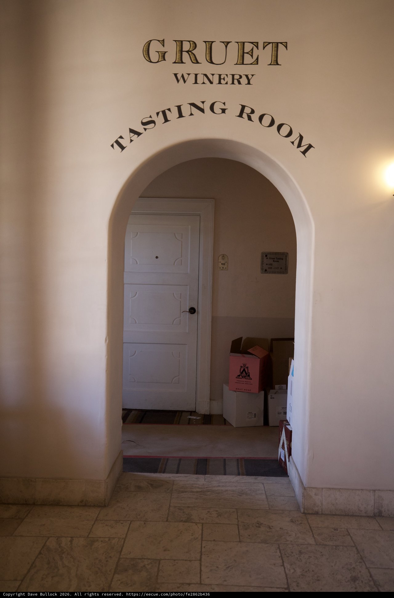 Gruet Winery Tasting Room Entrance in Santa Fe